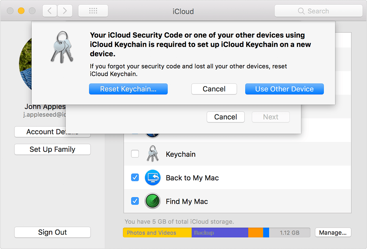 mac sierra is not asking for keychain password